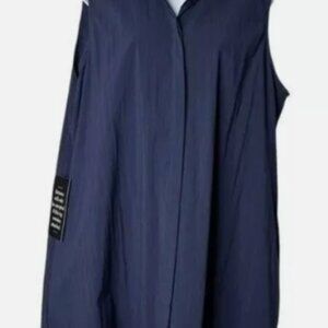 Tuckernuck NEW Navy Sleeveless Charlie Preppy Collared Mini Dress XL